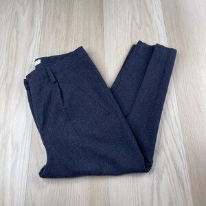 Sibel Saral Pants Trousers Wool Blend Cropped Bottom Edge Women’s Size XS Italy